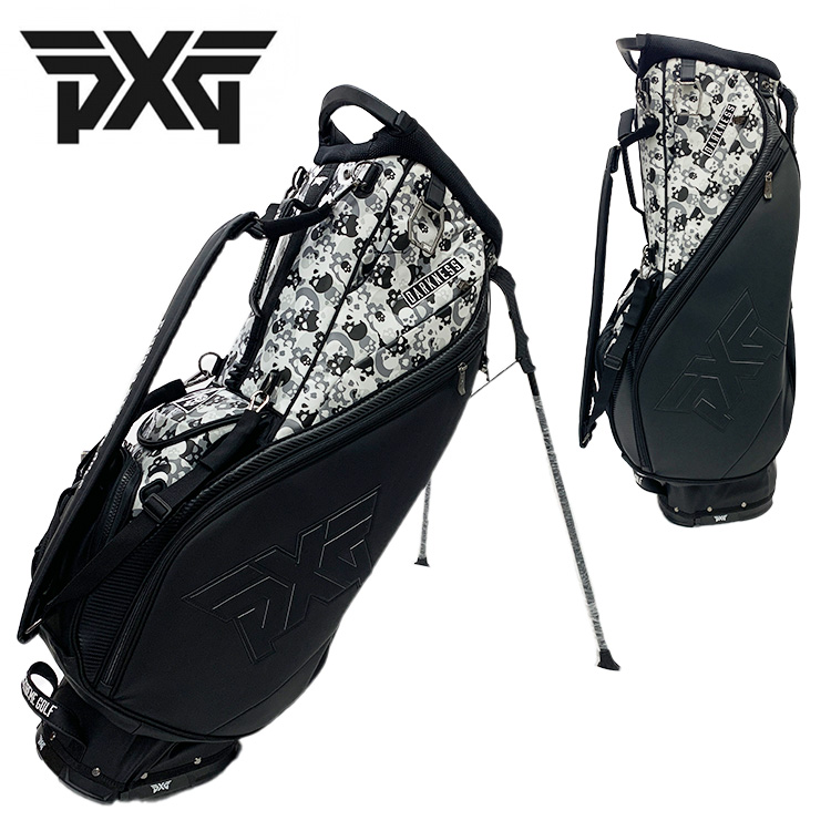 PXG ハイブリッド スタンド キャディバッグ Darkness Skull Camo HybridStand Bag B-PG040D  【PXG正規品】 ゴルフ