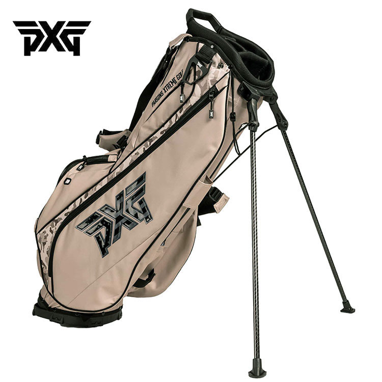 PXG キャディバッグ フリーダム コレクション 軽量 キャリースタンドバッグ Freedom Collection  タン／ブラック【PXG正規品】ゴルフ