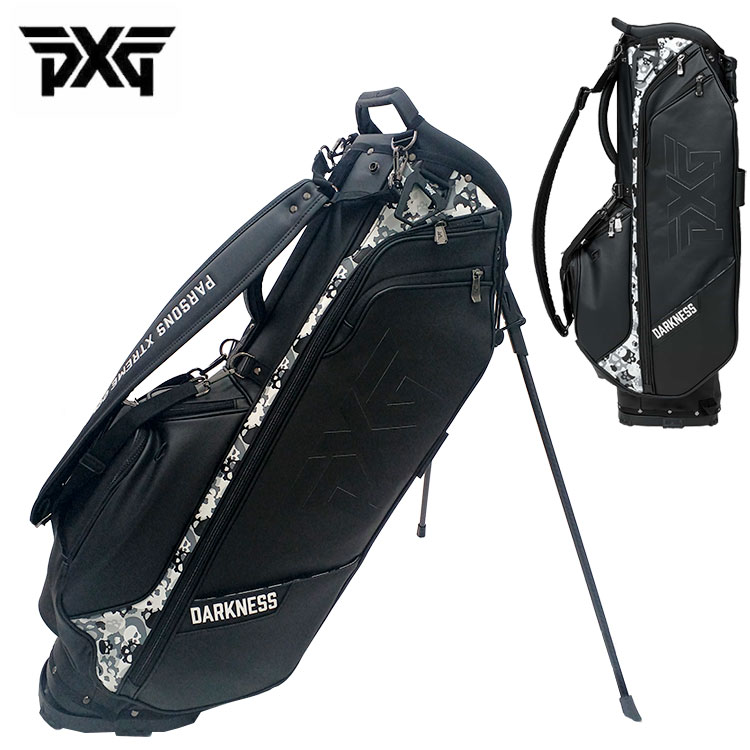 【新品未使用】PXG スタンドバッグ ホワイト×ブラック PXG XTREME HYBRID STAND BAG エクストリーム ハイブリッド