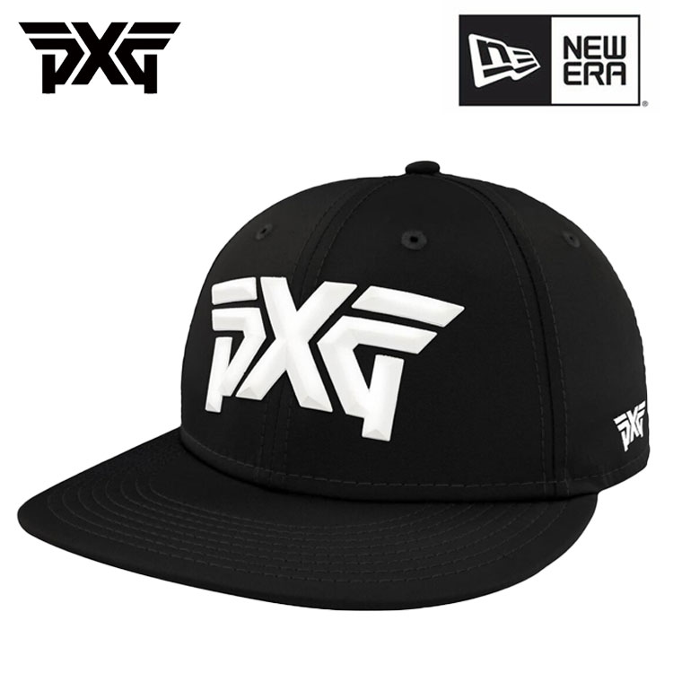 PXG キャップ ニューエラ ファセットロゴ 9FIFTY LP スナップバックキャップ SNAPBACK CAP NEW ERA ブラック  【PXG正規品】 ゴルフ