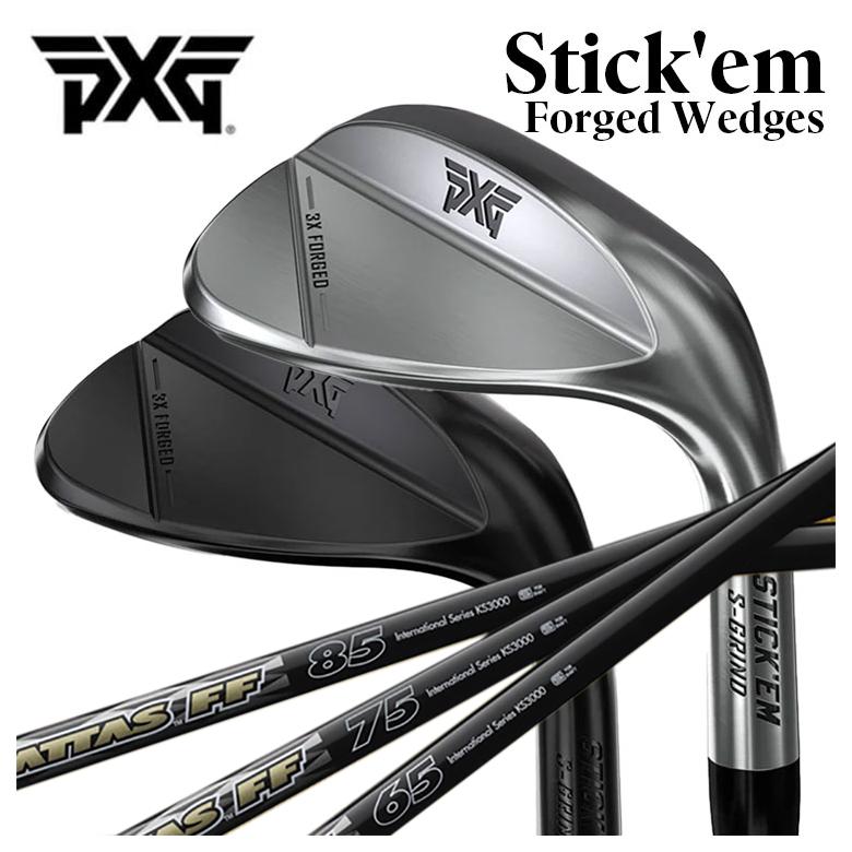 PXG Stick’em フォージドウェッジ UST マミヤ ATTAS FF IRON アッタス 炭素矢がら ゴルフ-スポーツ