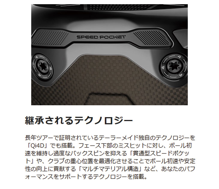 TaylorMade（テーラーメイド） 【メーカーカスタム】 Qi4D ドライバー
