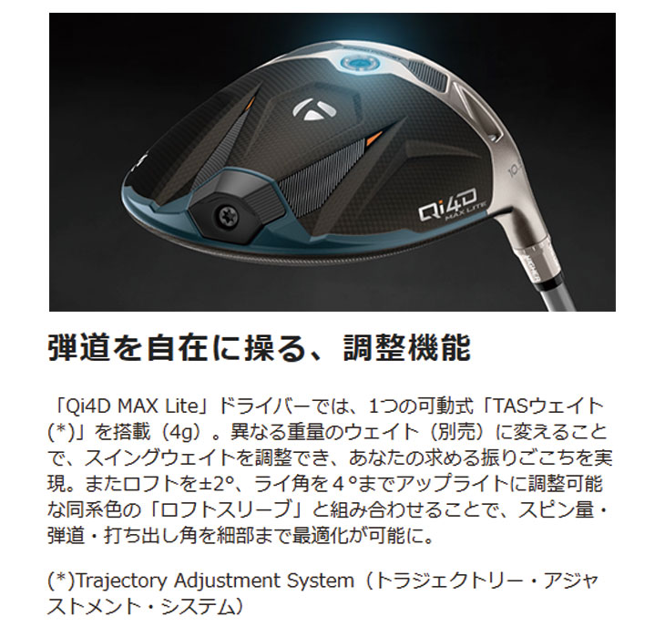 TaylorMade（テーラーメイド） 【予約・特注】テーラーメイド Qi4D MAX