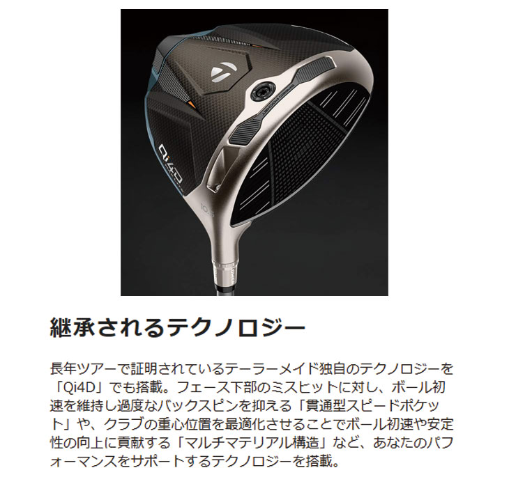 TaylorMade（テーラーメイド） 【予約・特注】テーラーメイド Qi4D MAX