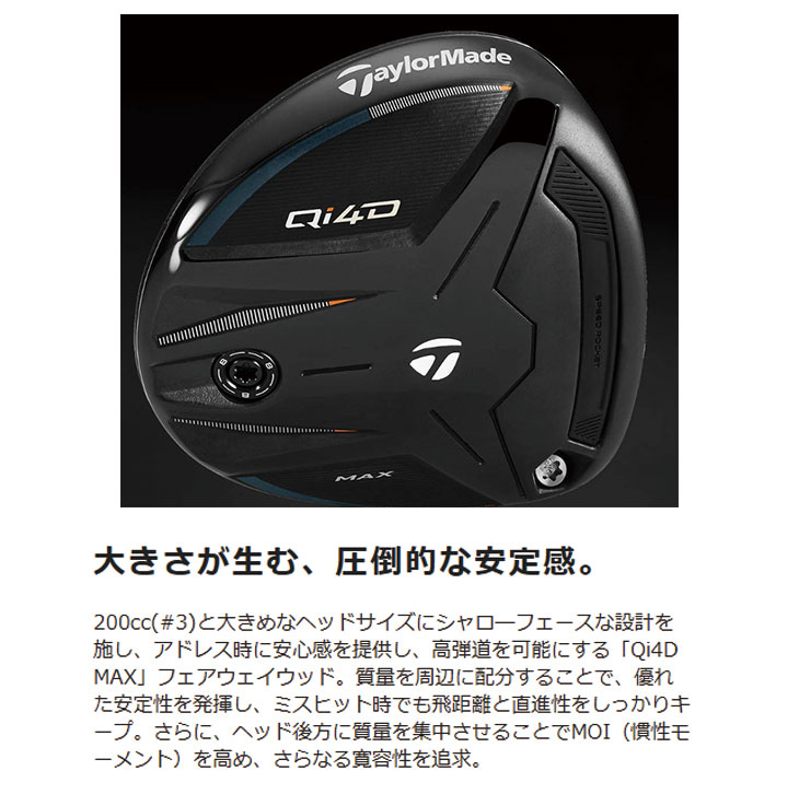 TaylorMade（テーラーメイド） 【メーカーカスタム】 Qi4D MAX