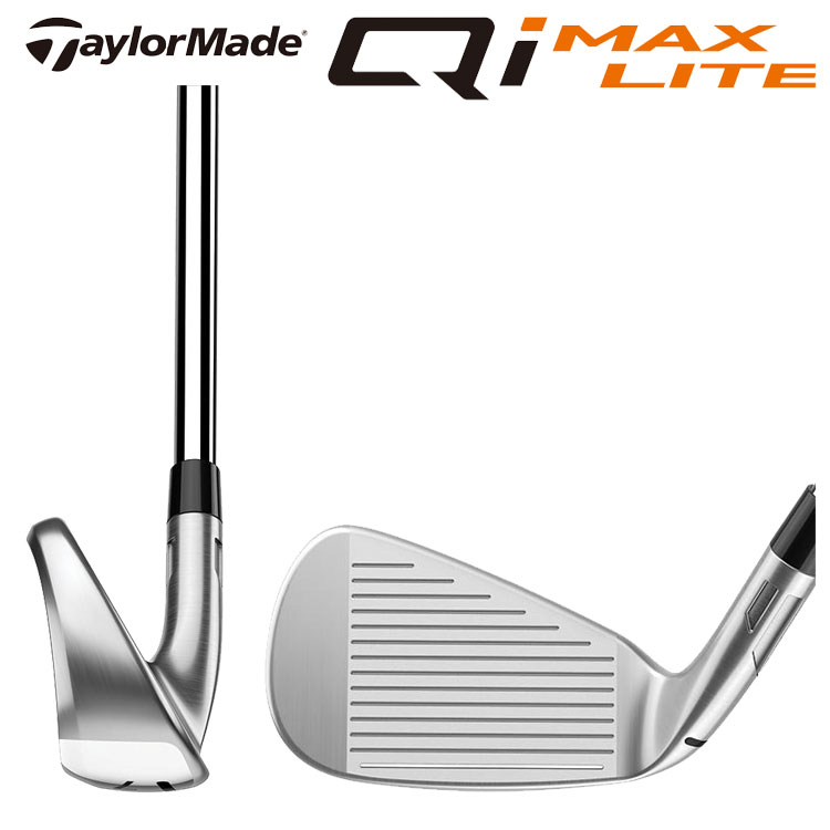 【単品】 テーラーメイド Qi MAX LITE アイアン #5.#SW テーラーメイドオリジナル REAX45 カーボンシャフト 日本正規品 Taylormadeの画像