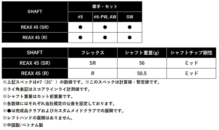 【単品】 テーラーメイド Qi MAX LITE アイアン #5.#SW テーラーメイドオリジナル REAX45 カーボンシャフト 日本正規品 Taylormadeの画像