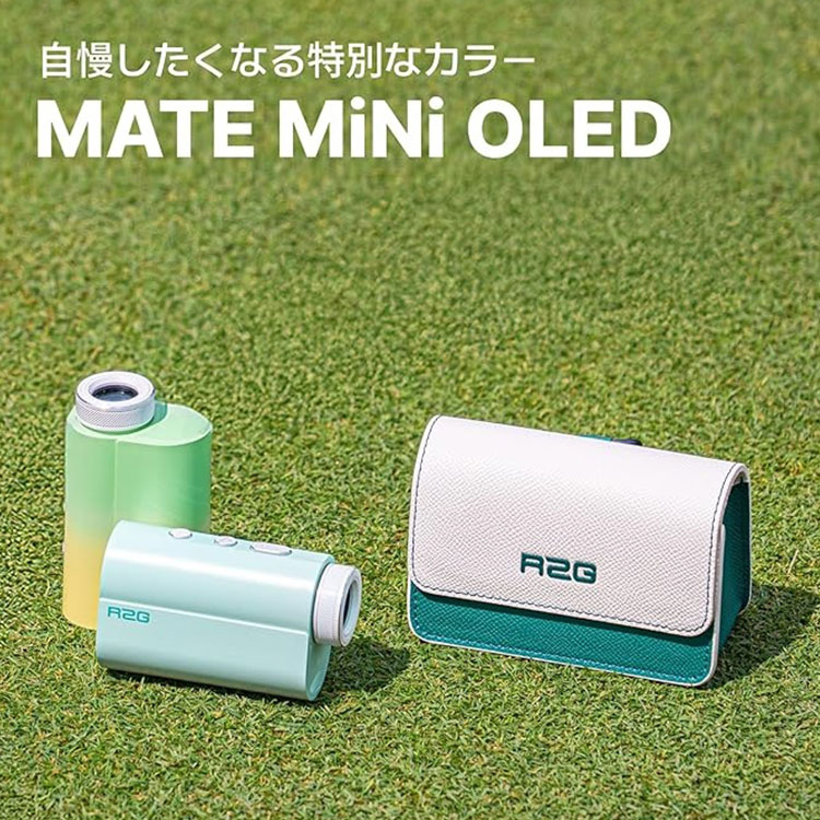 R2G MATE MiNi OLED ゴルフ用距離計 R2G メイトミニ OLED MATE MiNi レーザー距離計測器 軽量 コンパクト