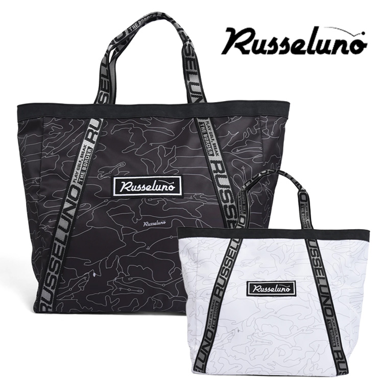 ラッセルノゴルフ Russeluno コースマップ カモ ビッグトート RGD-2332804 COURSE MAP CAMO BIG TOTE トートバッグ