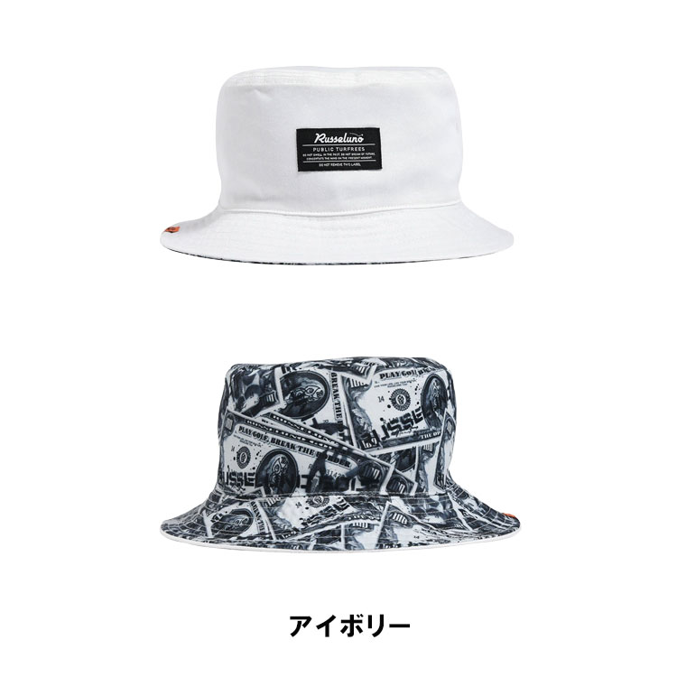 ★sale★Russeluno ハット帽子 RUSSELUNO - PACKABLE HAT / ブランドロゴ パッカブル仕様