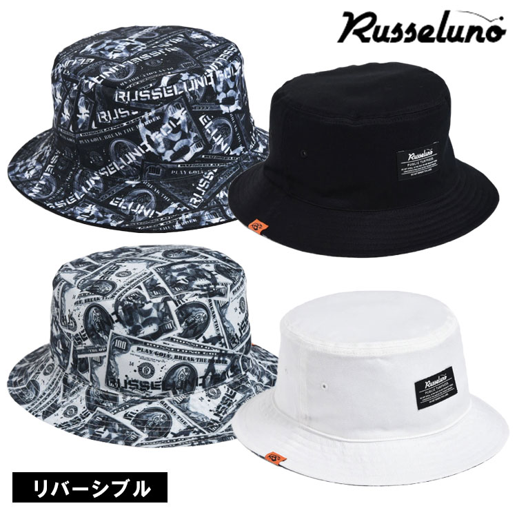 ★sale★Russeluno ハット帽子 RUSSELUNO - PACKABLE HAT / ブランドロゴ パッカブル仕様