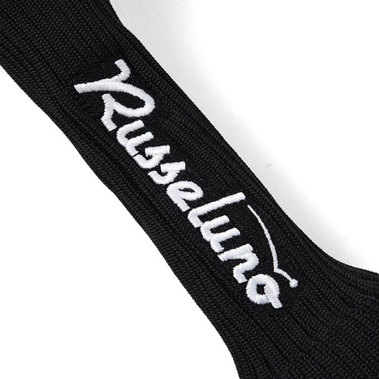 新品 ラッセルノ ゴルフ グラフィック ニット セーター ブラック M 4 ORANGE LABEL リス総柄 プルオーバーニット(中間着(セーター