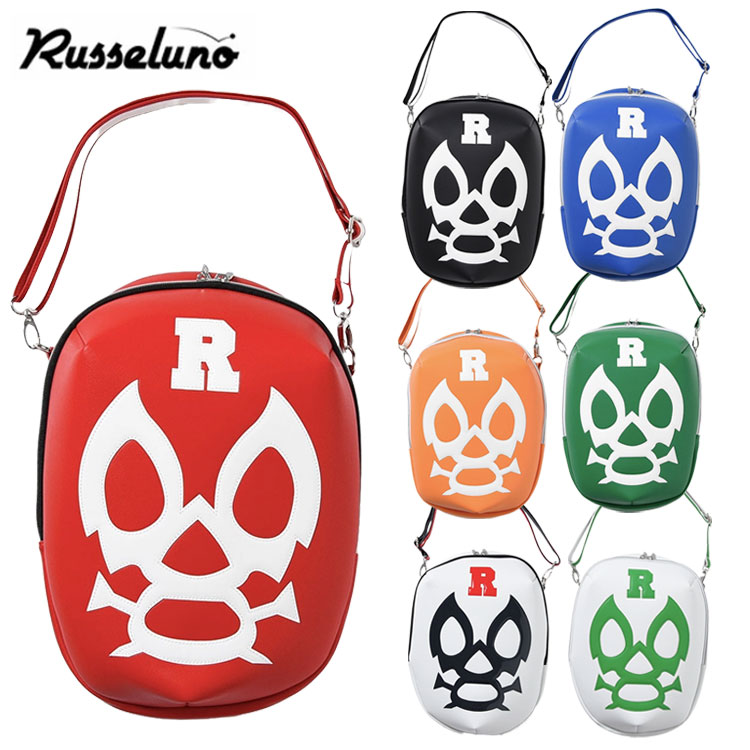 【新品未使用】RUSSELUNO ラッセルノ LUCHA ルチャ クラッチバッグ Russeluno ラッセルノゴルフ マスクマン ルチャ シューズケース
