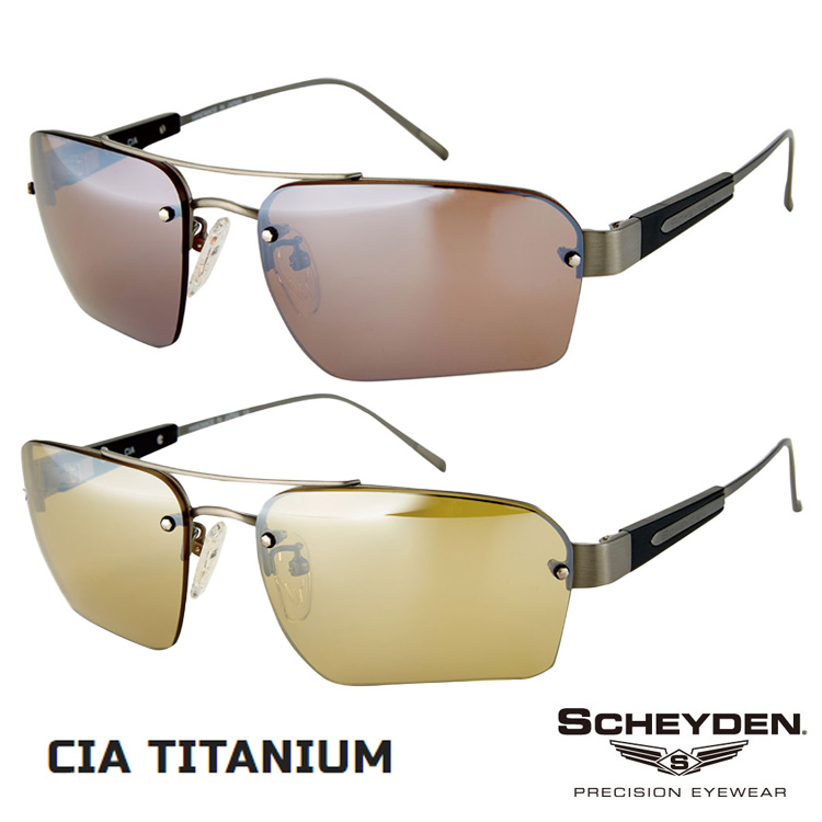 scheyden シェイデン CIA TITANIUM シー アイ エー チタニウム ゴルフ　サングラス 100%UVカット