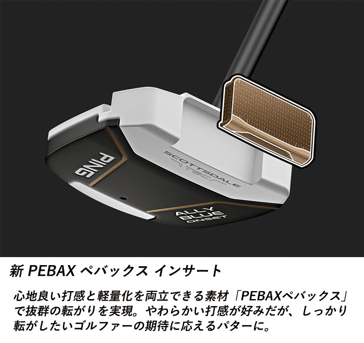 PING（ピン） スコッツデール テック アリーブルーH パター 左用あり