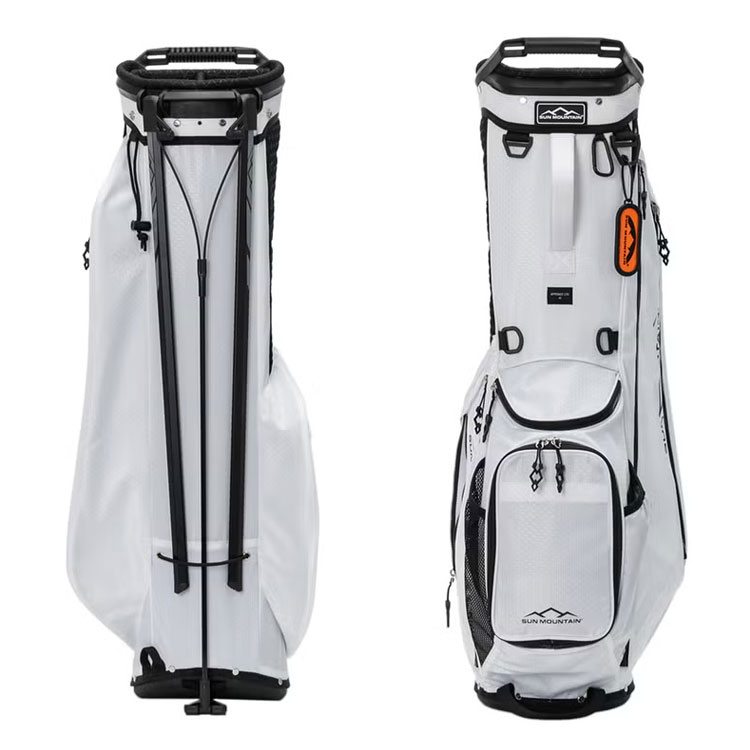 SUN MOUNTAIN スタンドバッグ ホワイト/グレー 14分割 サンマウンテン キャディバッグ 14分割（スポーツ用品）のおすすめ人気