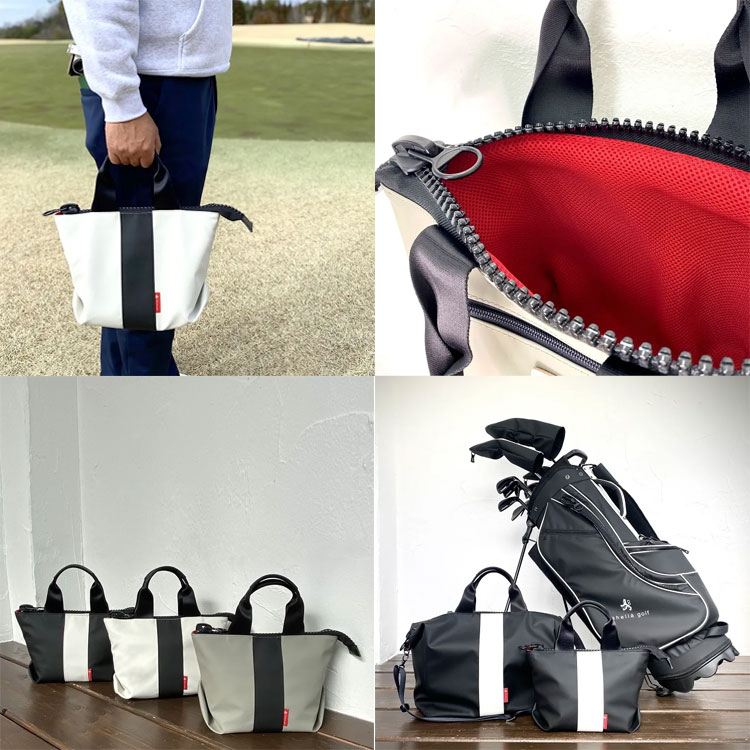 京谷 イルマヤテラス ビッグジッパー ラウンドバッグ カートバッグ