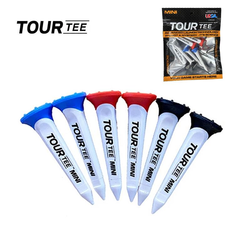 ツアー ティー ゴルフティー ショートティー Tour Tee Mini T-491 ゴルフティーミニ 6本パック ネコポス対応