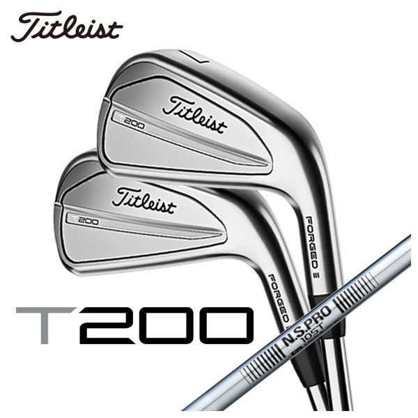 タイトリスト T200アイアン N.S.PRO 105T スチールシャフト #5 Pw 6本セット 日本正規品 2023年 メンズ Titleist :23t200ir 03:第一ゴルフ