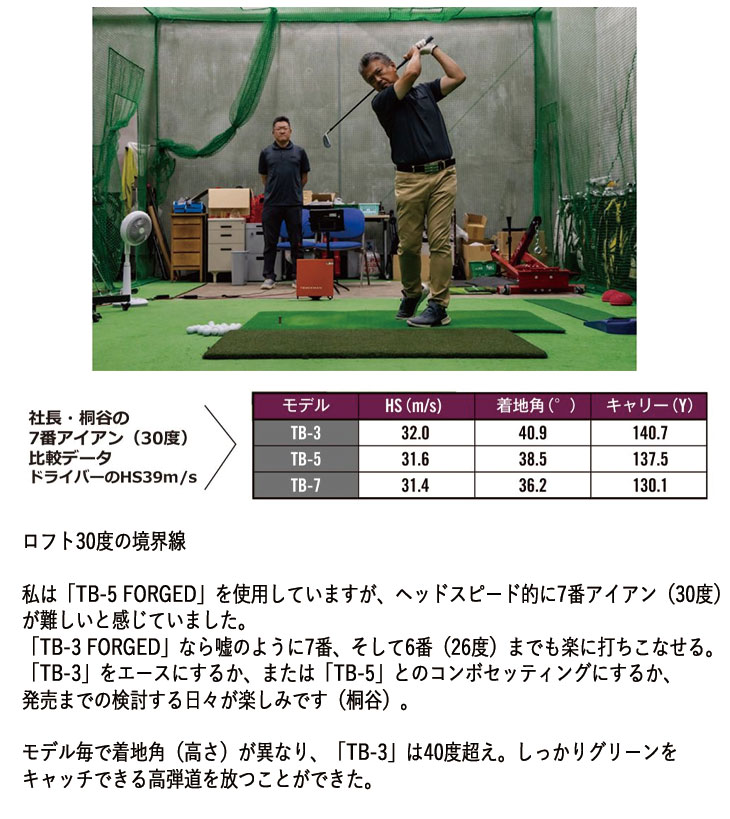 【メーカーカスタム】 フォーティーン TB3 フォージド アイアン サテン仕上げ KBS TOUR C-TAPER LITE Cテーパーライト  TB-3 FORGED 日本正規品 2025の画像