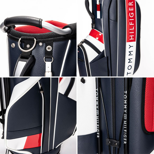 (ポイント10％)トミーヒルフィガー TOMMY HILFIGER スタンド キャディバッグ FACE 9型 46インチ対応 THMG3SC5 ゴルフ｜daiichigolf｜10