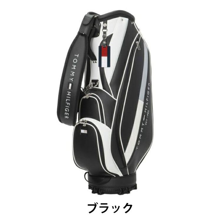 (美品) トミー　ヒルフィガー　レディースキャディバック　 golf TOMMY HILFIGER トミー ヒルフィガー ゴルフ GOLF ミックス