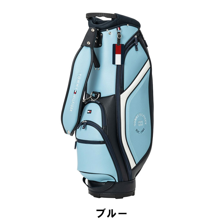 トミーヒルフィガー カート キャディバッグ thmg5fc3 【9.0型】ブルー TOMMY HILFIGER（トミー・ヒルフィガー） (ポイント10％)トミー
