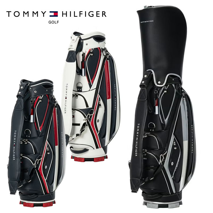 (ポイント10％)トミーヒルフィガー カートキャディバッグ FACE 9型 46インチ対応 THMG6SC2 TOMMY HILFIGER ゴルフ