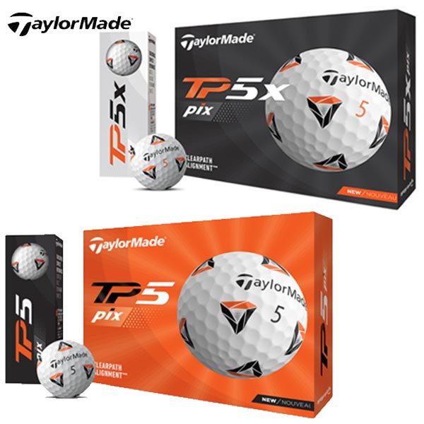 (ポイント10％)テーラーメイド TP5 PIX・TP5X PIX ゴルフボール 1ダース 12球 TaylorMade あすつく 日本正規品  :tm21-tp5pix:第一ゴルフ - 通販 - Yahoo!ショッピング
