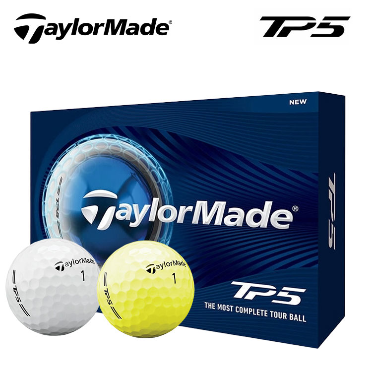 TaylorMade（テーラーメイド） ゴルフボール TP5 2026年 1ダース 12球