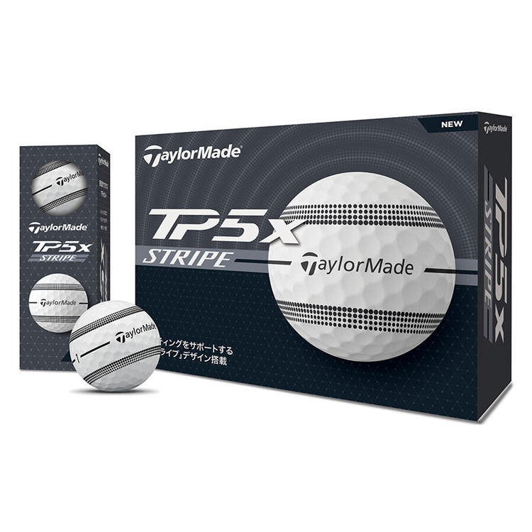 g*6様 【お得な2ダース】テーラーメイド TP5x Stripe 2024年 TaylorMade 2024年 テーラーメイド ゴルフボール TP5 ストライプ