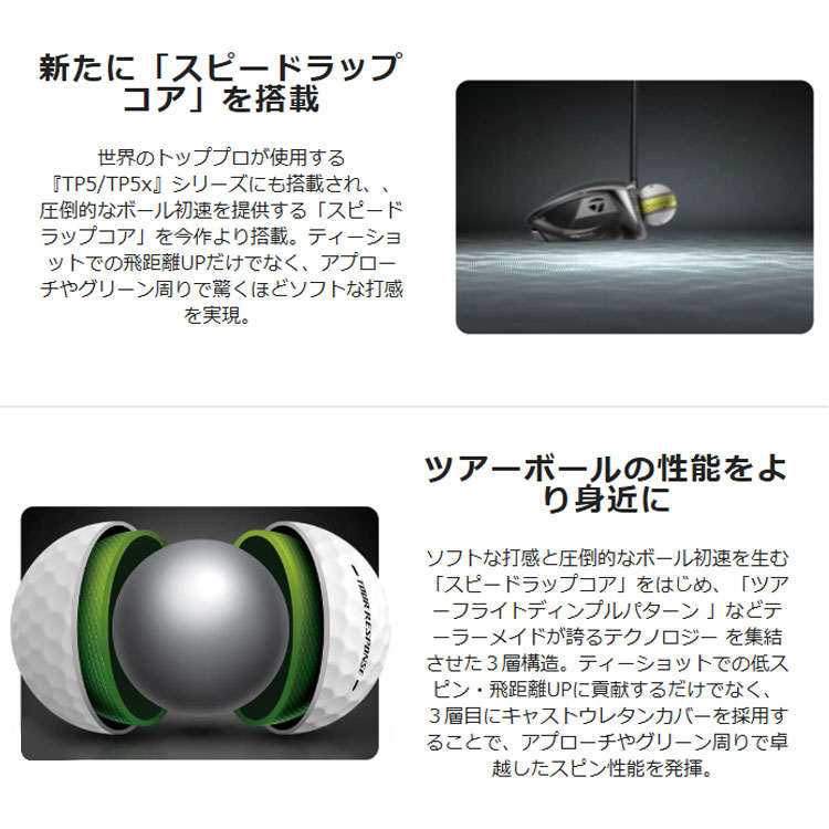 TaylorMade 【2ダースセット】テーラーメイド ゴルフボール