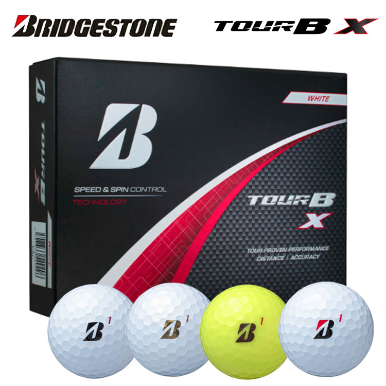 ブリヂストン ツアーB X ゴルフボール 1ダース(12球) TOUR B X BRIDGESTONE GOLF B4WXJ B4GXJ B4YXJ B4CXJ ゴルフ｜daiichigolf