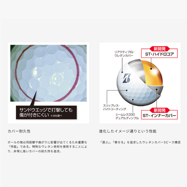 BRIDGESTONE GOLF 【2ダースセット】ブリヂストン ツアーB XS ゴルフ
