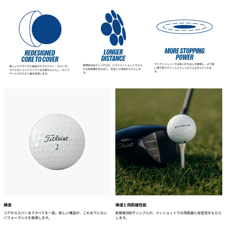 Titleist（タイトリスト） ツアーソフト ゴルフボール TITLEIST