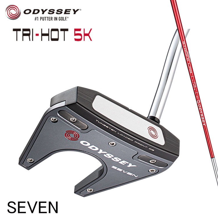 オデッセイ トライホット 5K セブン ダブルベント パター ストロークラボ レッド ODYSSEY TRI-HOT 5K SEVEN PUTTER