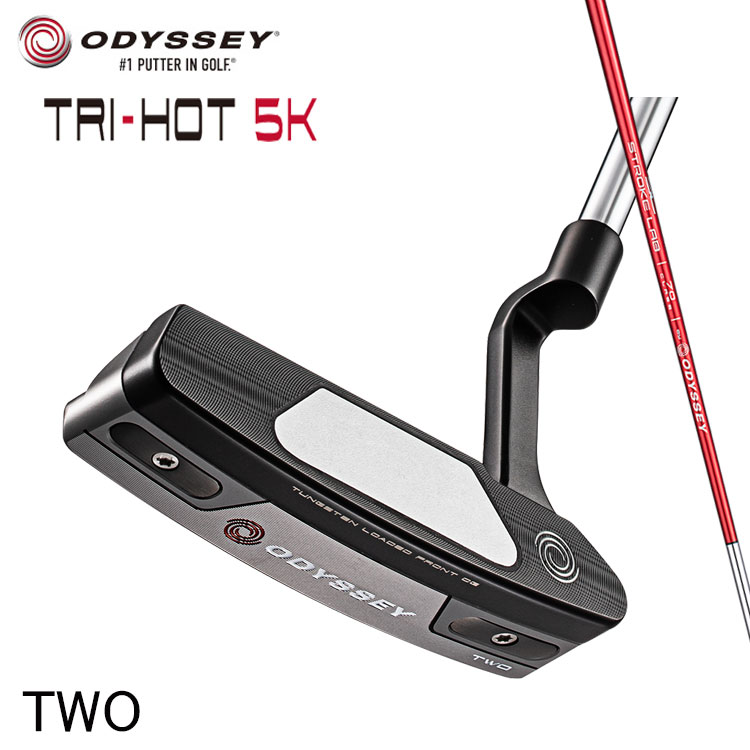 オデッセイ トライホット 5K ツー パター クランクネック ストロークラボ レッド ODYSSEY TRI-HOT 5K TWO PUTTER