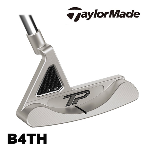 【美品】TaylorMade TP-B4TH トラスパター ヘッドカバー付き TaylorMade テーラーメイド TP トラス B4TH パター ピン型