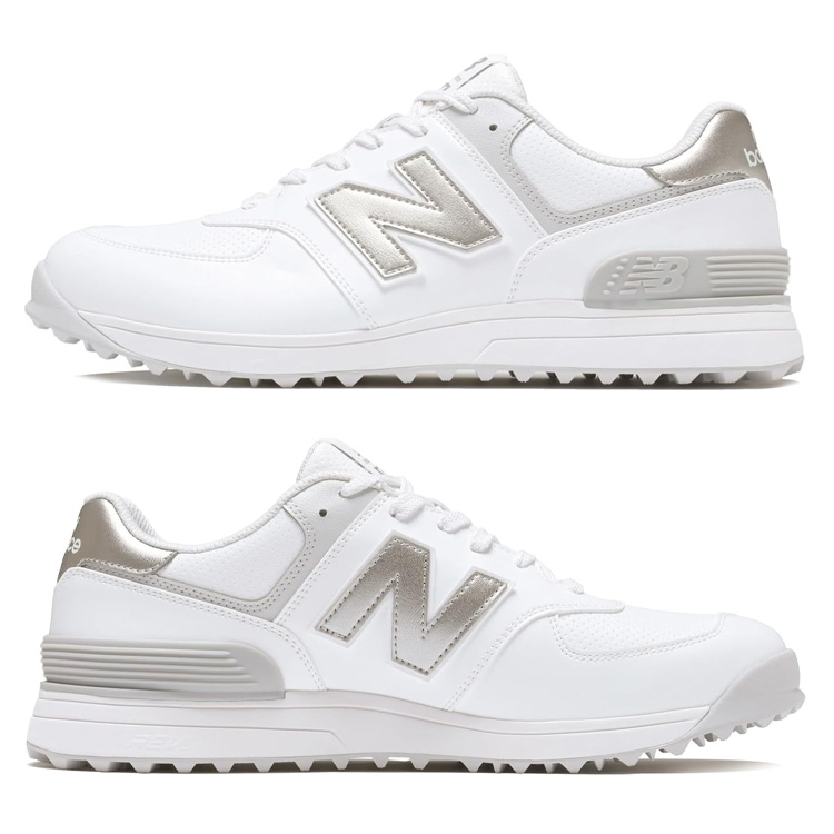New Balance 574 ゴルフシューズ ホワイト New Balance（ニューバランス） ゴルフシューズ スパイクレス Golf 574