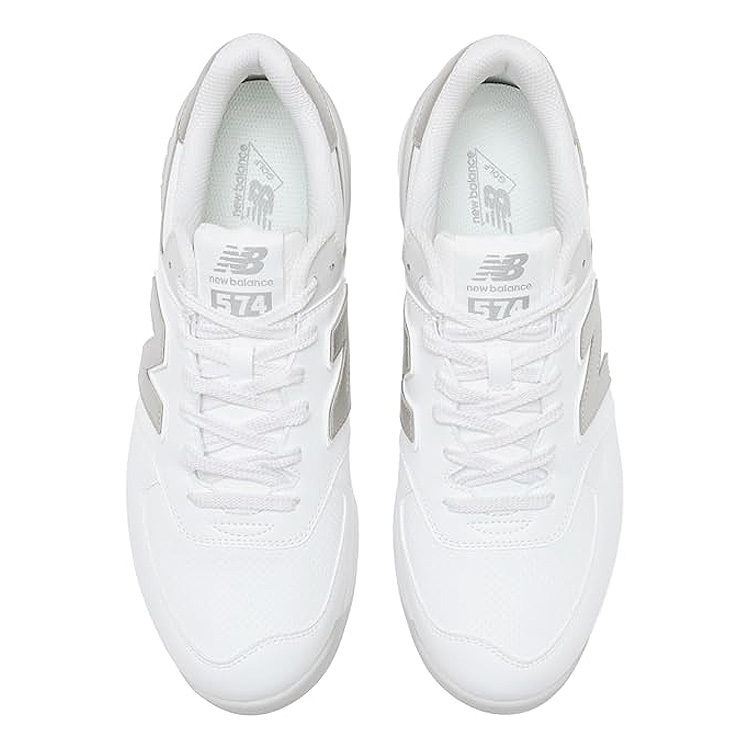 値下げ！New Balance 574 ゴルフシューズ ホワイト23.5cm新品 New Balance（ニューバランス） ゴルフシューズ スパイクレス Golf 574