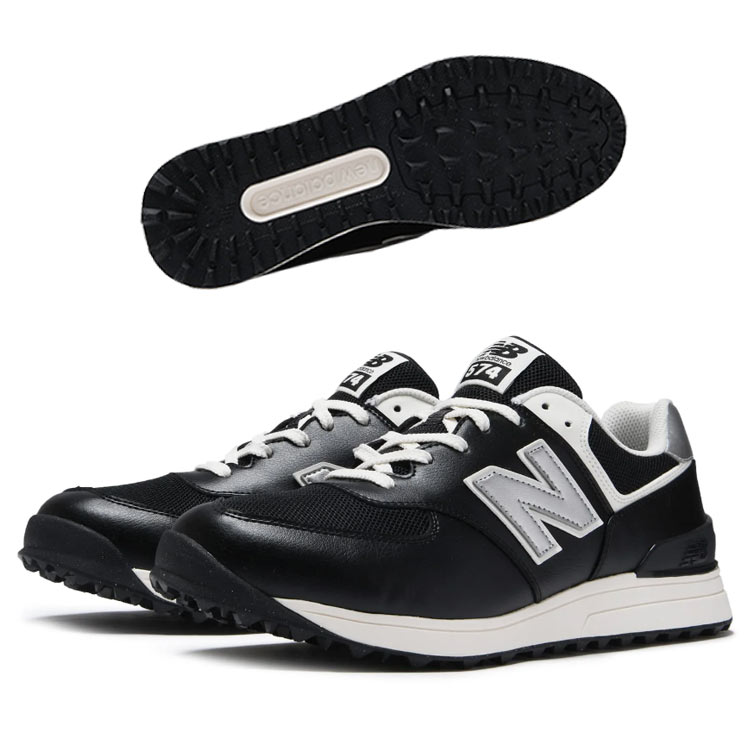 ニューバランス new balance ゴルフシューズ スパイクレス ブラック 574 v3 SL N3 UGS574N3