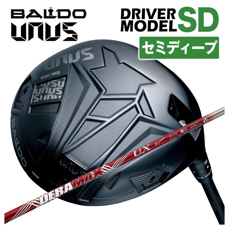 【セミディープフェース】バルド BALDO UNUS (ウヌス) MODEL SD ドライバー 2026 DERAMAX デラマックス 赤デラ UX プレミアムシリーズ シャフト