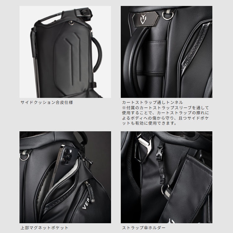 VESSEL 【数量限定】ベゼル スタンド キャディバッグ PLAYER 5.0 Pro