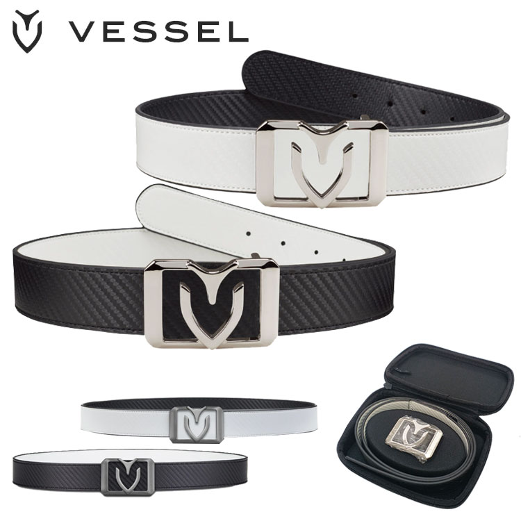 ベゼル VESSEL リバーシブル ベルト Vスクエアー Reversible Belt V SQUARE ゴルフ