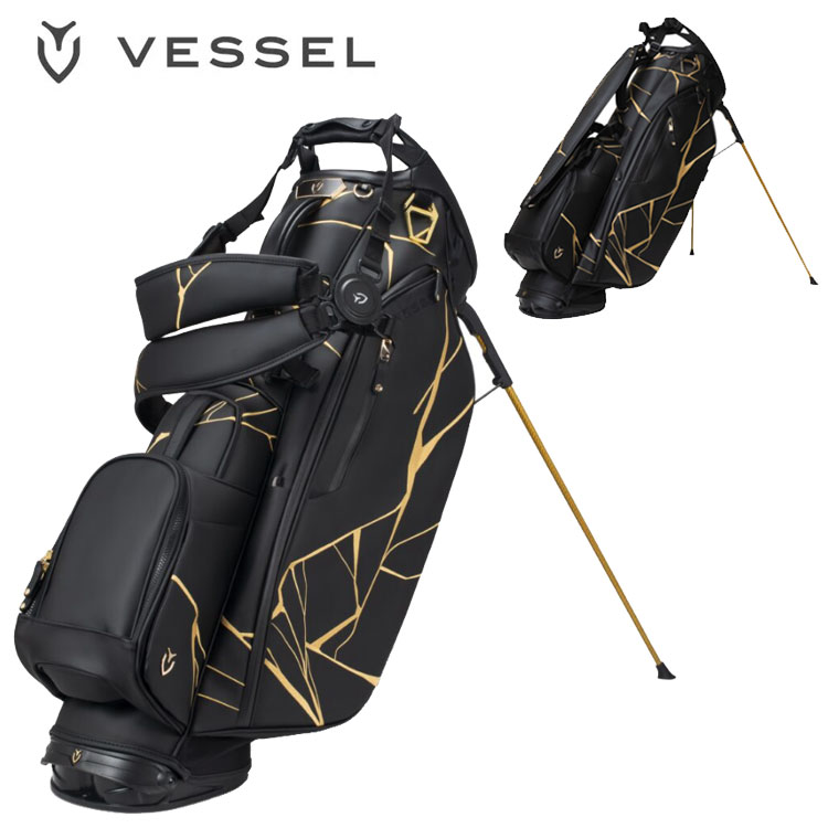 Vessel Player4.0 PRO KINTSUGI キャディバッグ VESSEL ベゼル スタンド キャディバッグ PLAYER 4.0 Stand Pro
