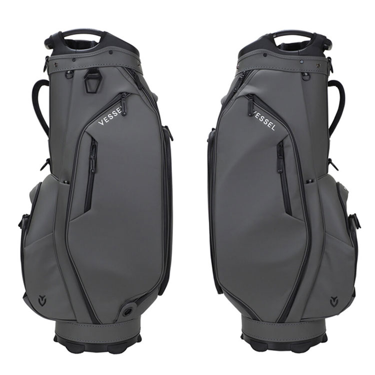 Vessel ゴルフキャディバッグ グレー VESSEL ベゼル カートキャディバッグ VESSEL LUX 7 JP 2.0 グレー 9型