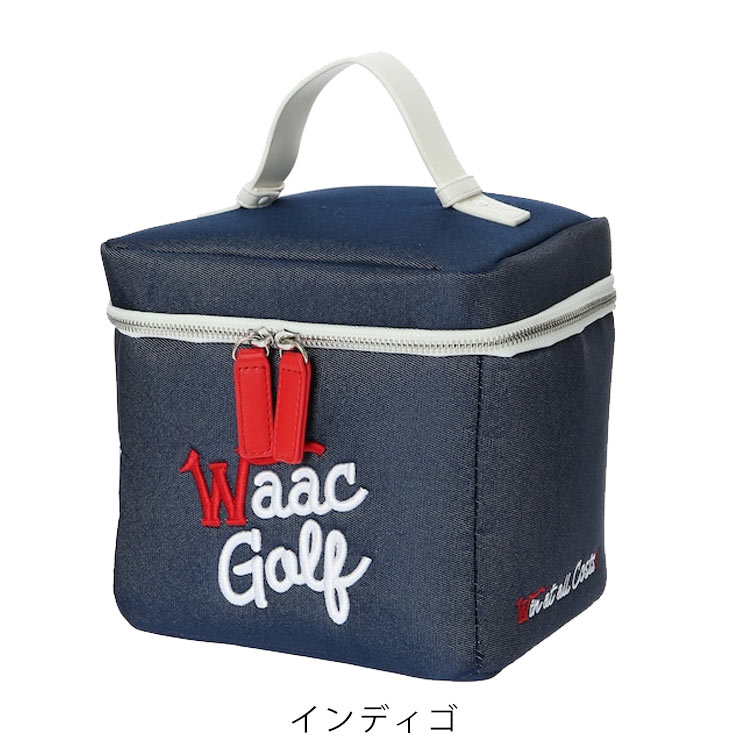 限定価格セール！ WAAC ワック デニム＆キャンバス カートバッグ UNISEX ゴルフバッグ・キャディバッグ