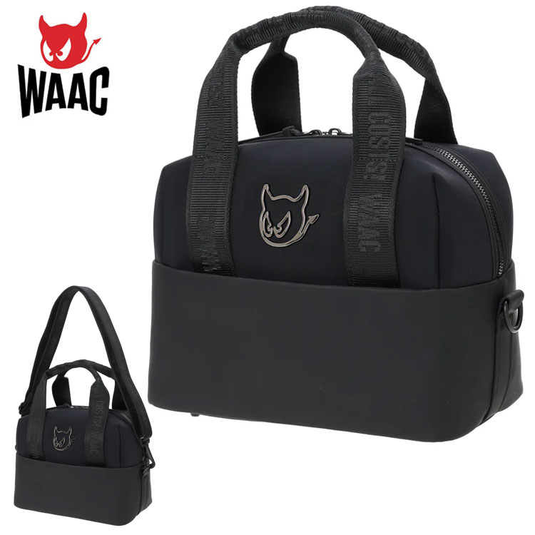 WAAC ワック UNISEX カートバッグ ラウンドバッグ 072244801 ユニセックス ブラック ゴルフ