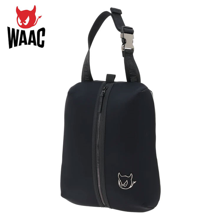 WAAC  ワックゴルフ　シューズケース WAAC シューズケース ワック SHOE CASE 072244821 ブラック