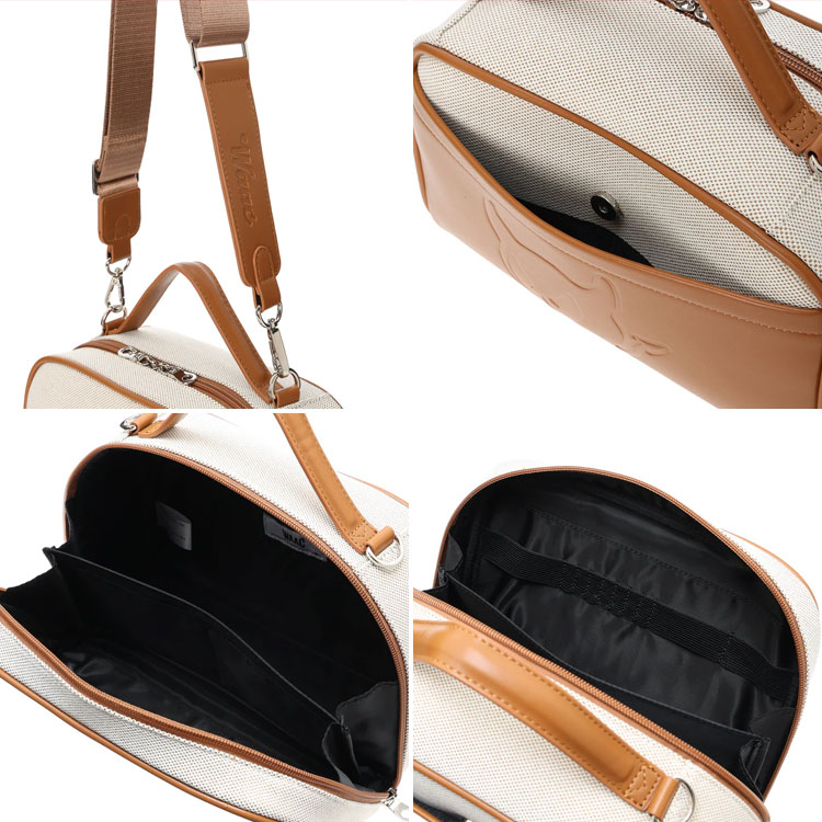 WAAC ワック カートバッグ UNISEX クラシックキャンバス ラウンドバッグ ショルダーバッグ 072254814 ユニセックス ゴルフ_7